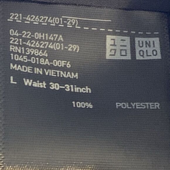 NWT Uniqlo Flared Pleated Midi Skirt Black Women's High Waisted Pockets Sz Large - Picture 7 of 16